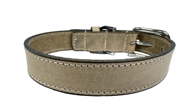 Sazzz halsband hond nomad vintage leer beige - Afbeelding 2