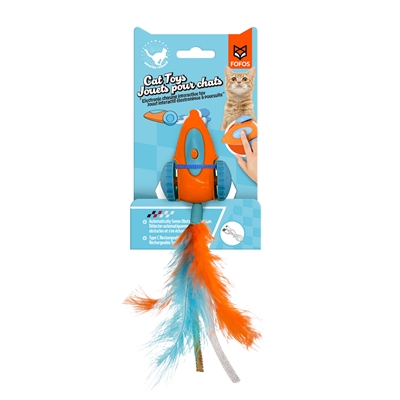 Fofos interactieve race wagen met veren - Afbeelding 2