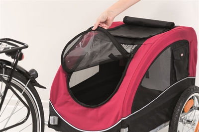 Trixie hondenfietskar zwart / rood - Afbeelding 8