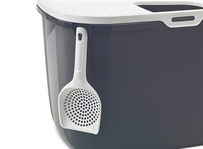 Savic kattenbak hop in antraciet / wit - Afbeelding 4