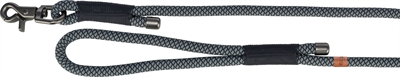 Trixie soft rope hondenriem zwart / grijs - Afbeelding 3