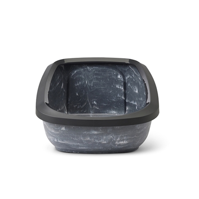 Savic kattenbak aseo jumbo marble grijs / zwart - Afbeelding 2