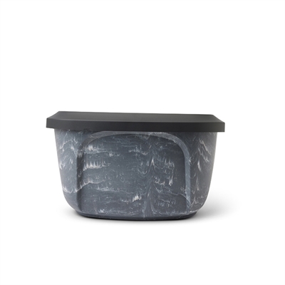 Savic kattenbak aseo jumbo marble grijs / zwart - Afbeelding 5