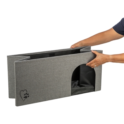 Trixie kattenmand / kattenhuis kimy soft 2 verdiepingen lichtgrijs - Afbeelding 9