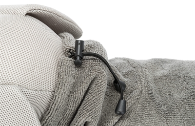 Trixie badjas hond badstof grijs - Afbeelding 7