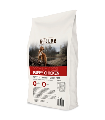 Millor premium extruded fresh puppy chicken grain free