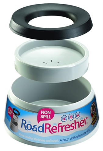 Road refresher drinkbak voor onderweg blauw - small 19x19x8,5 cm - Afbeelding 4