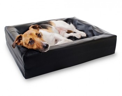 Bia bed hondenmand orthopedisch zwart - bia-3 70x60x15 cm - Afbeelding 3