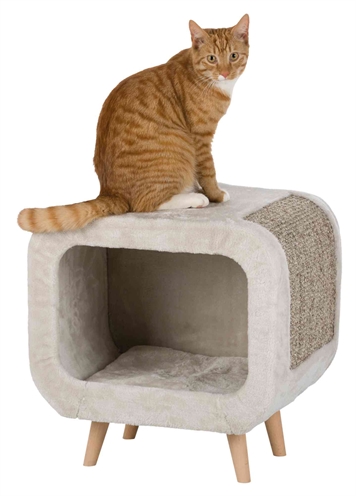 Trixie alicia relax huis lichtgrijs / grijs gemeleerd - 48x48x38 cm - Afbeelding 2