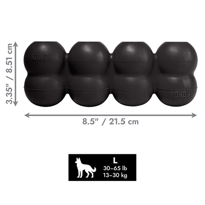 Kong extreme goodie ribbon zwart - Afbeelding 2