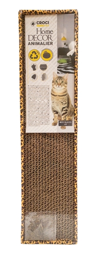 Croci krabplank homedecor dierenprint luipaard - 48x12,5x5 cm - Afbeelding 3