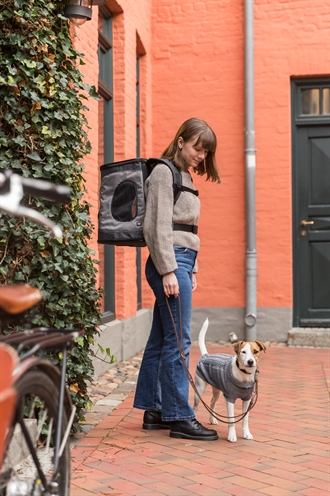 Trixie hondenriem rustic verstelbaar vetleer donkerbruin - Afbeelding 4