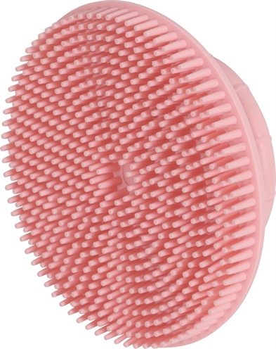 Zolux anah borstel rond rubber roze - 7,5x7,5x3 cm - Afbeelding 2