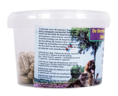 Dierendrogist frambozenblad capsules - 400 mg 100 st - Afbeelding 3