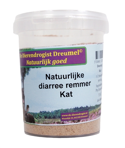 Dierendrogist natuurlijke diarree remmer kat - 200 gr
