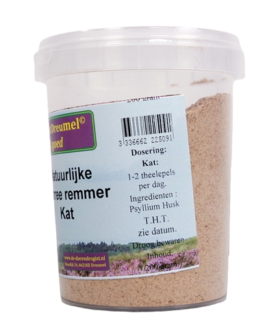 Dierendrogist natuurlijke diarree remmer kat - 200 gr - Afbeelding 2
