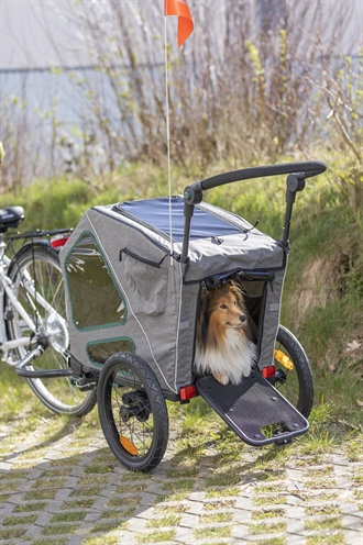 Trixie fietskar grijs / salie - Afbeelding 12