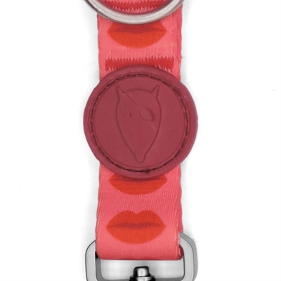 Morso hondenriem verstelbaar gerecycled lipstick roze - Afbeelding 5