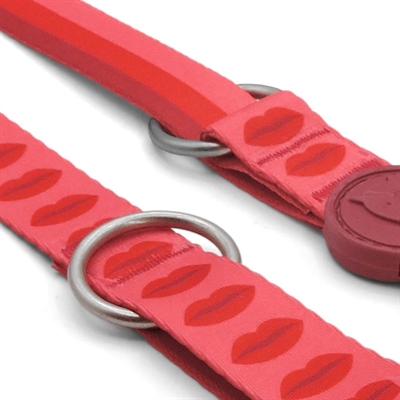 Morso hondenriem verstelbaar gerecycled lipstick roze - Afbeelding 7