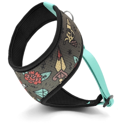 Morso hondentuig body mesh gerecycled ink tank groen - Afbeelding 3