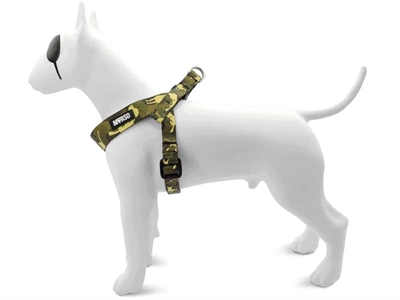 Morso mini hondentuig verstelbaar gerecycled full metal dog bruin - Afbeelding 2