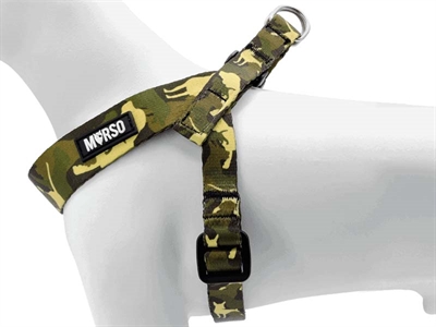 Morso mini hondentuig verstelbaar gerecycled full metal dog bruin - Afbeelding 3