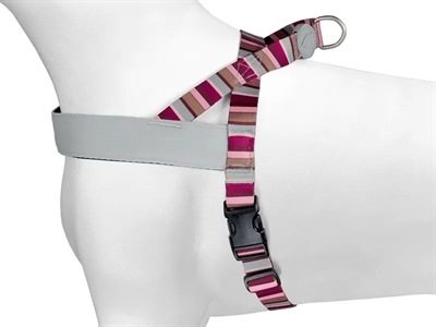 Morso norwegian hondentuig gerecycled skyline rood / roze - Afbeelding 2