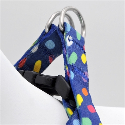 Morso mini hondentuig verstelbaar gerecycled color invaders paars - Afbeelding 6