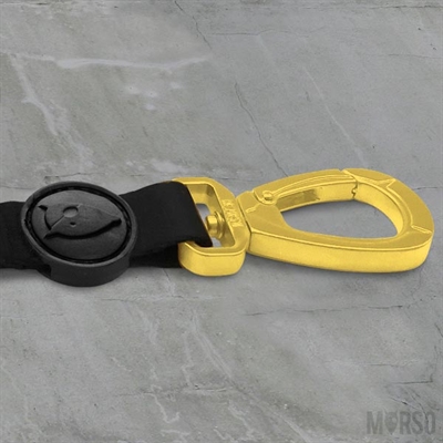 Morso hondenriem gerecycled gold caviar goud - Afbeelding 4