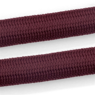 Morso half slip halsband hond soft rope gerecycled plum paars - Afbeelding 2