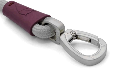 Morso hondenriem soft rope gerecycled grey grijs - 120x1 cm - Afbeelding 2