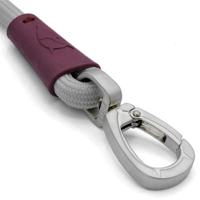 Morso hondenriem soft rope gerecycled grey grijs - 120x1 cm - Afbeelding 4