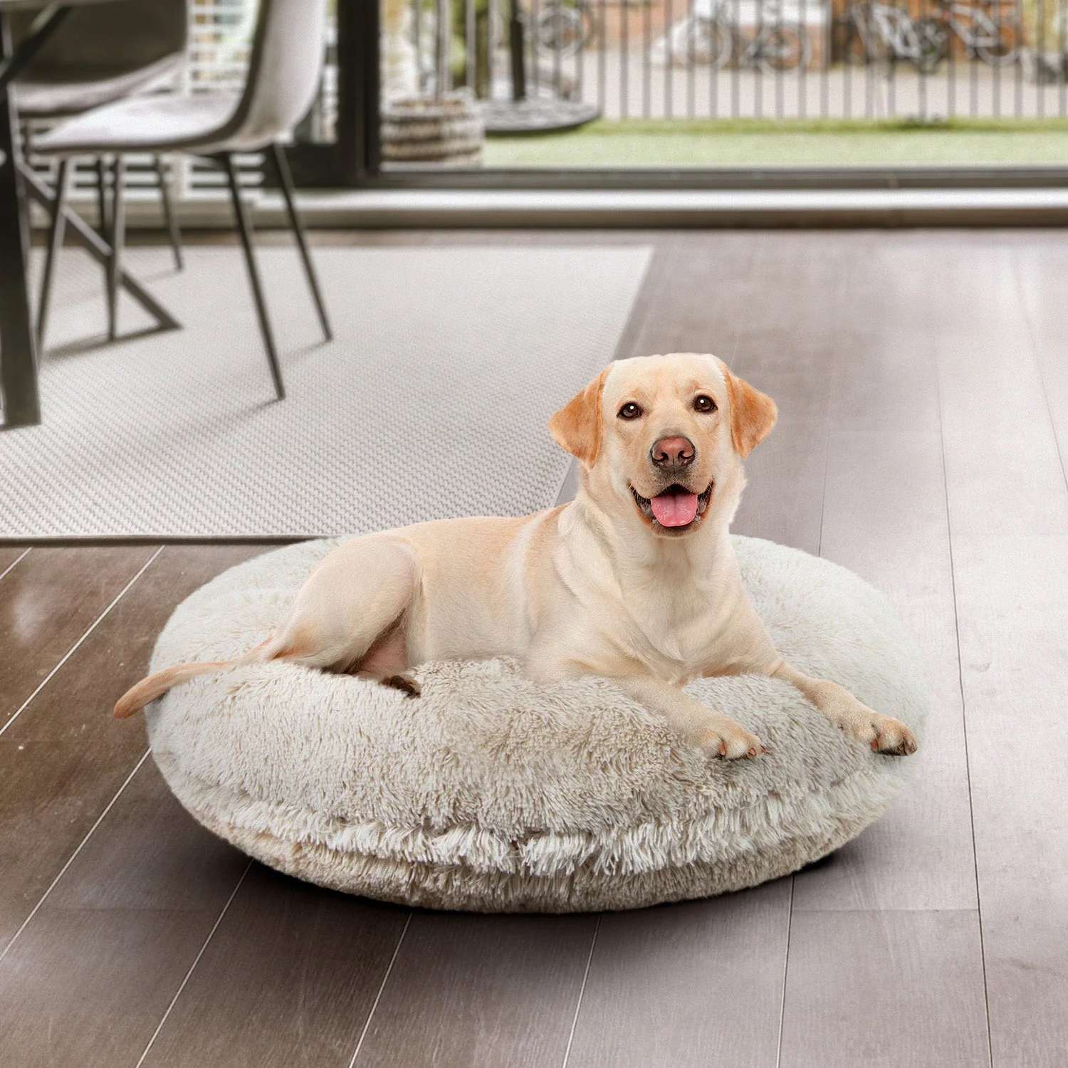 Bessie and barnie hondenmand bagel bed midnight frost - Afbeelding 4