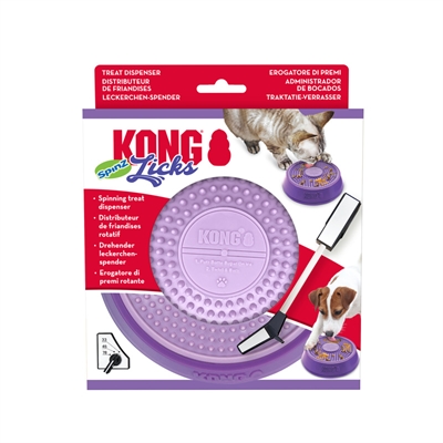 Kong licks spinz paars - 15x15x4 cm - Afbeelding 4
