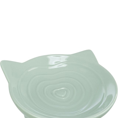 Trixie voerbak / drinkbak kat viviana keramiek salie - 150 ml 14 cm - Afbeelding 3