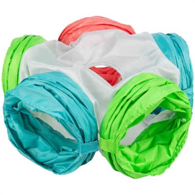 Trixie speeltunnel met 5 gangen uitbreidbaar cavia / dwergkonijn - 47x18x18 cm - Afbeelding 2