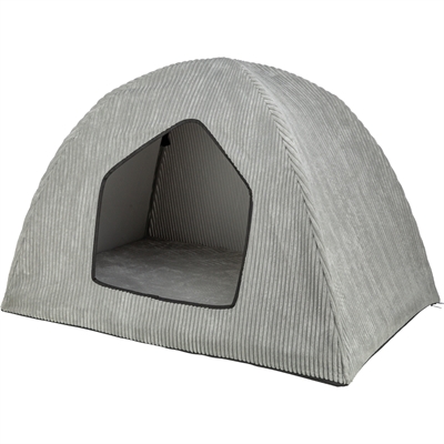 Trixie hondenmand tent jonna vital ribstof lichtgrijs - Afbeelding 2