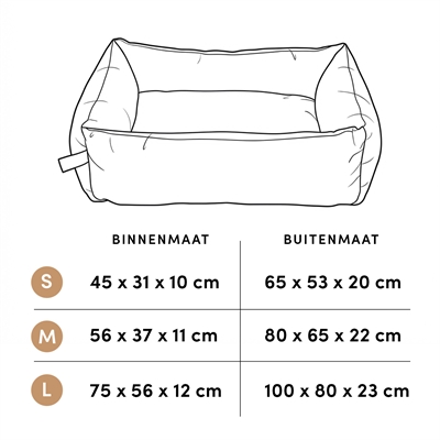 Obi & jack luxe hondenmand slate grey - Afbeelding 8