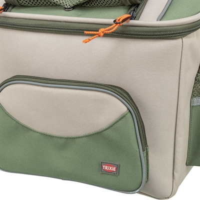 Trixie fietsmand voor stuur polyester olijfgroen / beige - 48x34x40 cm - Afbeelding 6