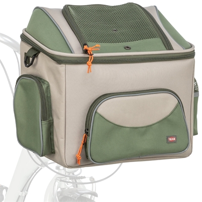 Trixie fietsmand voor stuur polyester olijfgroen / beige - 48x34x40 cm - Afbeelding 10