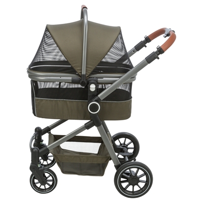 Trixie hondenbuggy maximaal 22 kg olijfgroen - 56x100x101 cm - Afbeelding 3