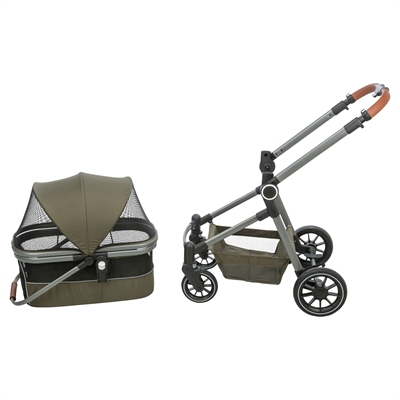 Trixie hondenbuggy maximaal 22 kg olijfgroen - 56x100x101 cm - Afbeelding 7