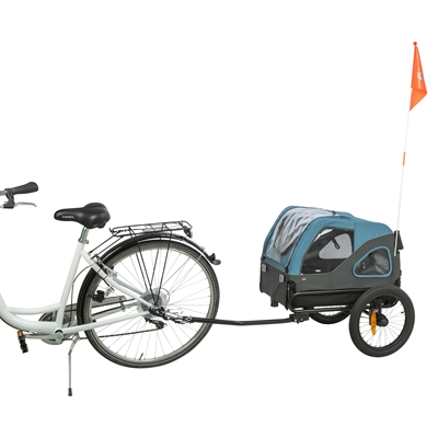 Trixie fietskar tot 23 kg blauw / grijs - s 70x88/131x88 cm - Afbeelding 2