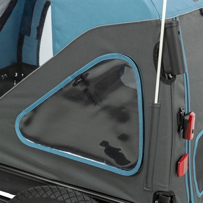 Trixie fietskar tot 23 kg blauw / grijs - s 70x88/131x88 cm - Afbeelding 3