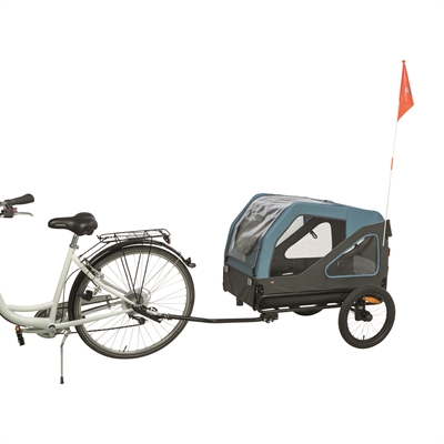 Trixie fietskar tot 45 kg blauw / grijs - l 81x112/155x112 cm - Afbeelding 2
