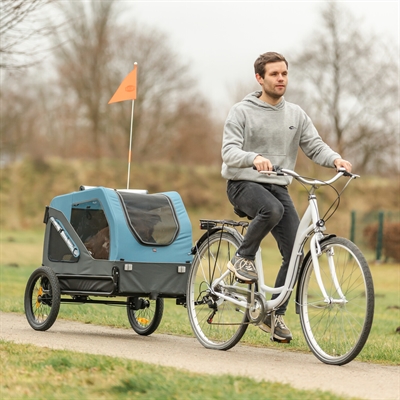 Trixie fietskar tot 45 kg blauw / grijs - l 81x112/155x112 cm - Afbeelding 18