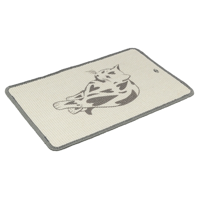 Trixie krabmat met print taupe - 55x35 cm - Afbeelding 3