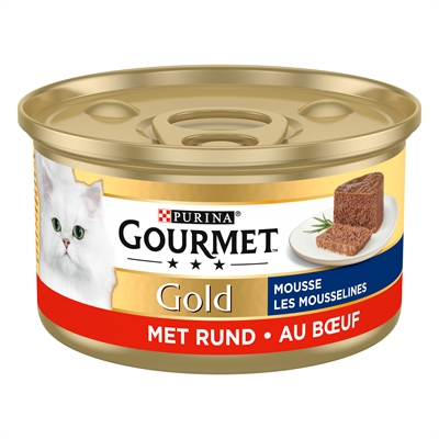 Gourmet gold fijne mousse rund - 24x85 gr - Afbeelding 2