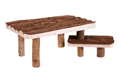 Trixie natural living afdak / ligplaats met opstapje - 37x28x17 cm