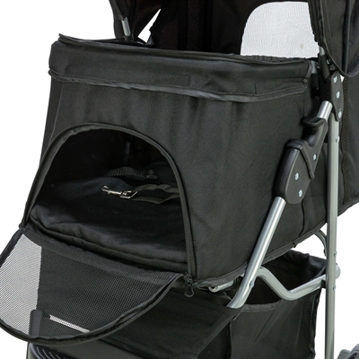 Trixie hondenbuggy zwart - 80x47x100 cm - Afbeelding 18